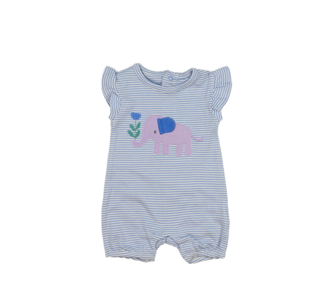 Modrý pruhovaný overal se slonem M&S