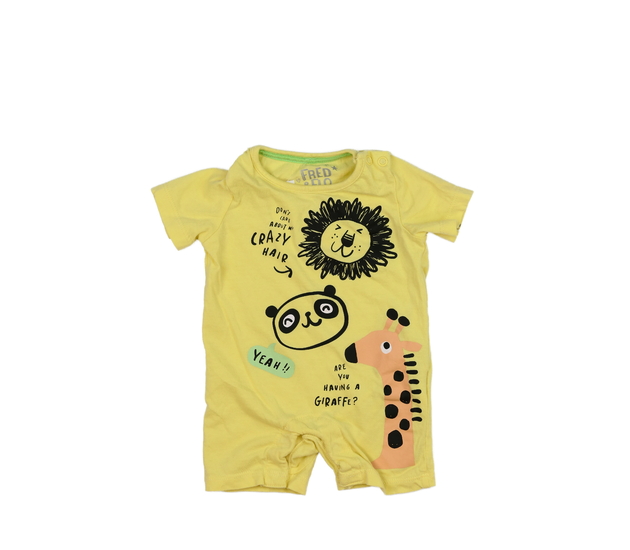 Žlutý overal se zvířátky F&F