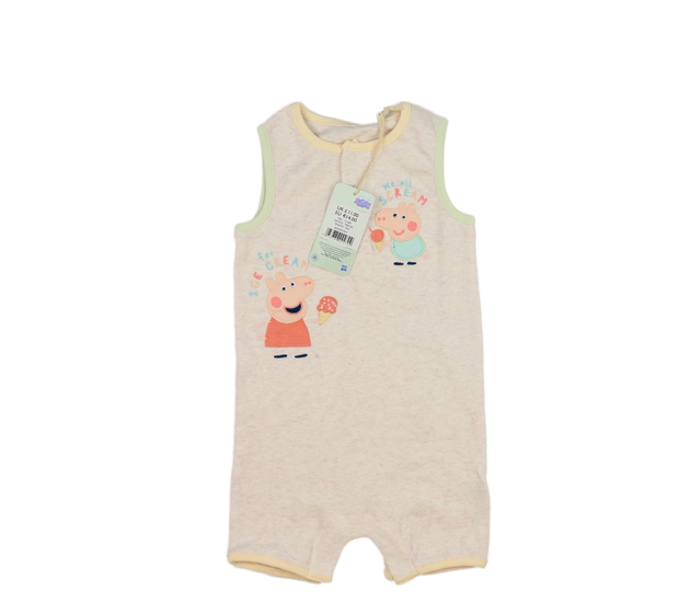 Nový krémový overal Prasátko Pepa 