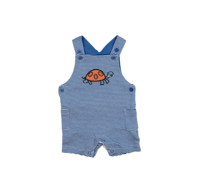 Modro-bílý pruhovaný overal se želvou M&S