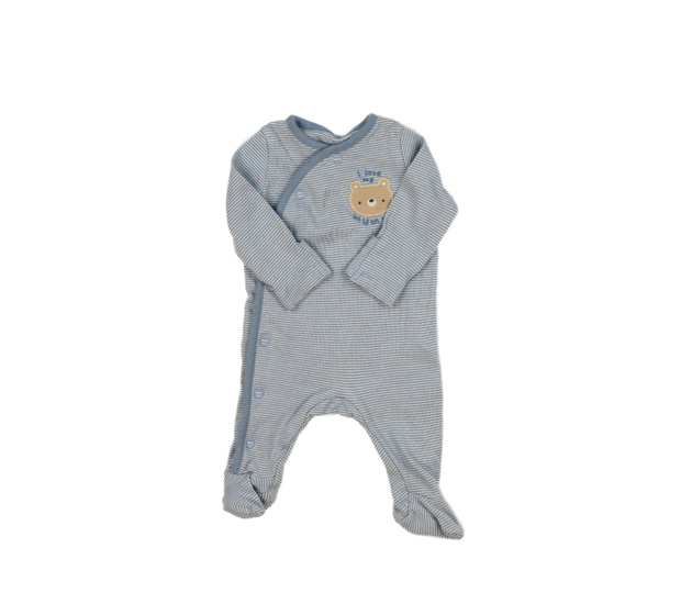 Modrý pruhovaný overal  F&F