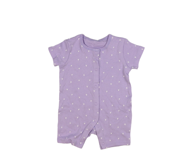 Fialový overal se srdíčky George