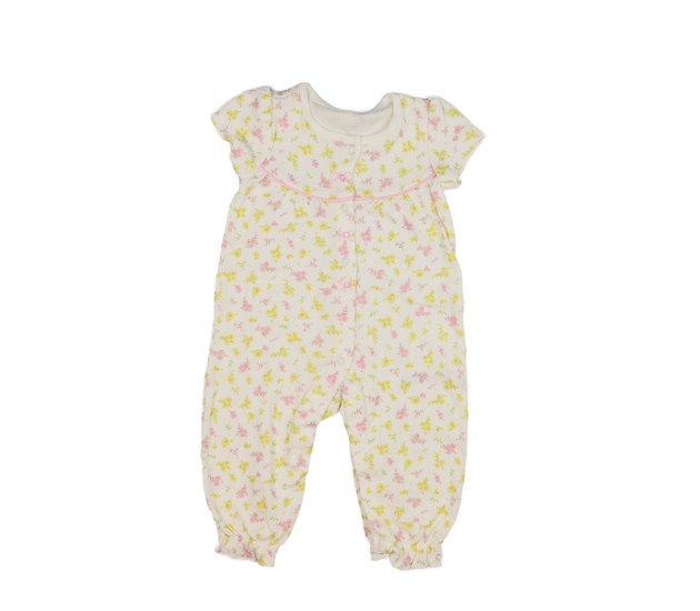 Krémový květinový overal Nutmeg