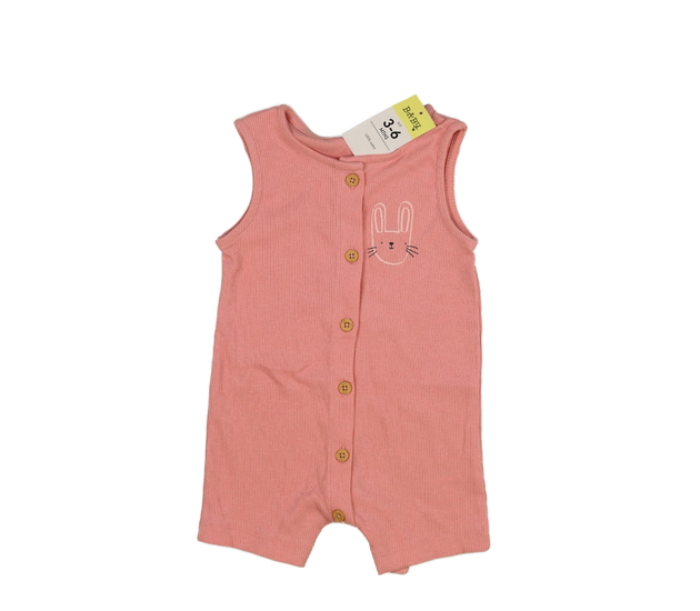 Nový růžový overal se zajíčkem 