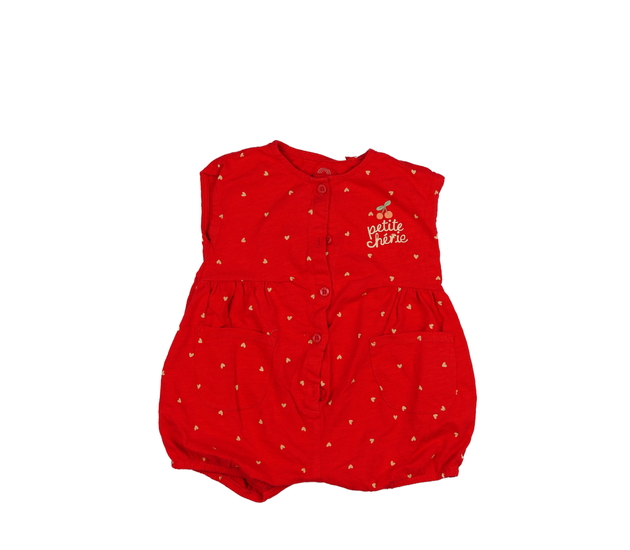 Růžový overal se srdci Next