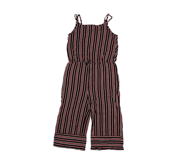 Tmavý pruhovaný letní overal Primark 