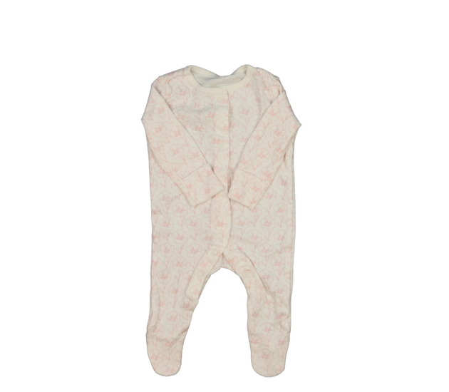 Krémový overal s květinami George