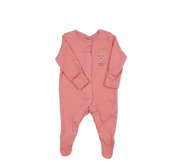 Růžový overal s květinami George