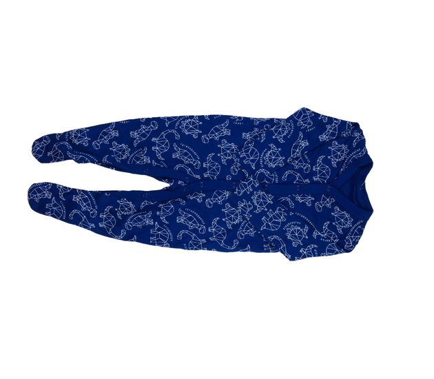 Tmavě modrý overal s dinosaury Tu 