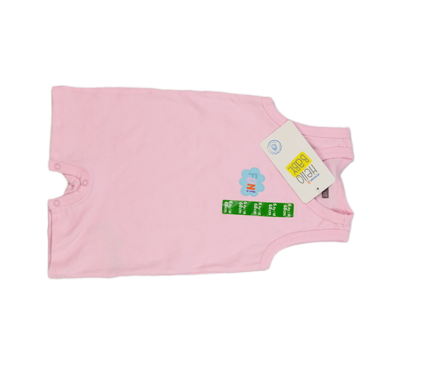 Nový růžový overal s mráčkem 