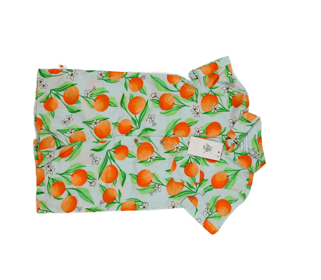 Nový modrý overal s pomeranči Primark 