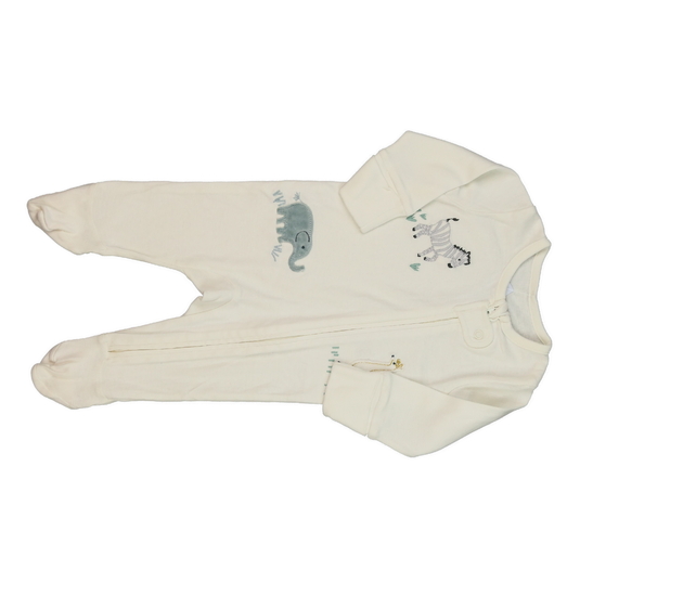 Krémový overal se zvířátky M&S