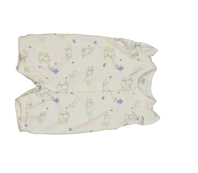 Krémový overal se zajíčky F&F