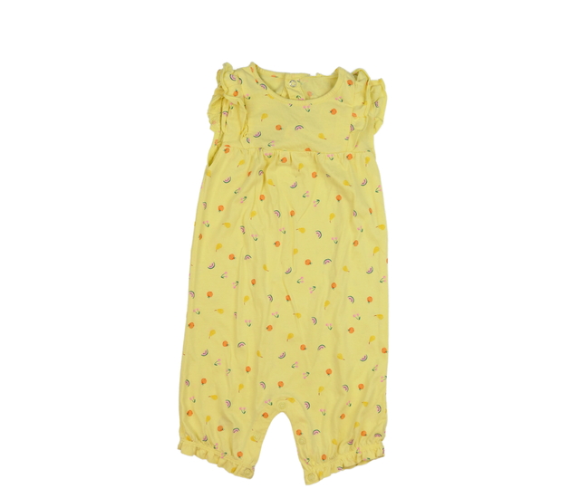 Žlutý overal s ovocem Tu