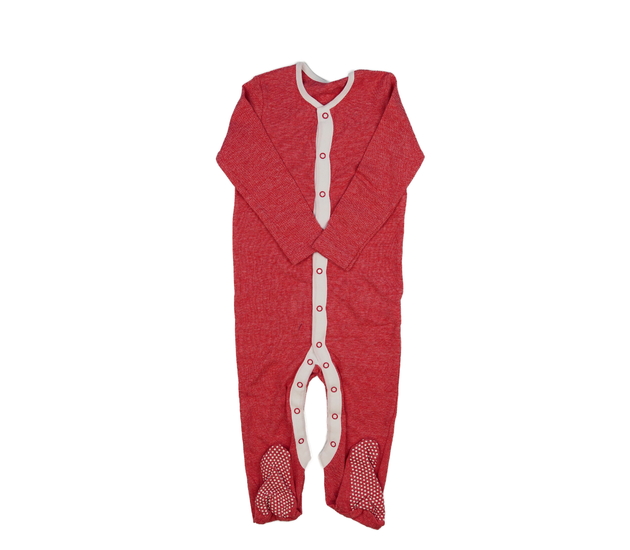 Červený protiskluzový overal 