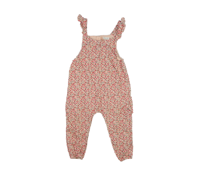 Růžový květinový overal s podšívkou Next