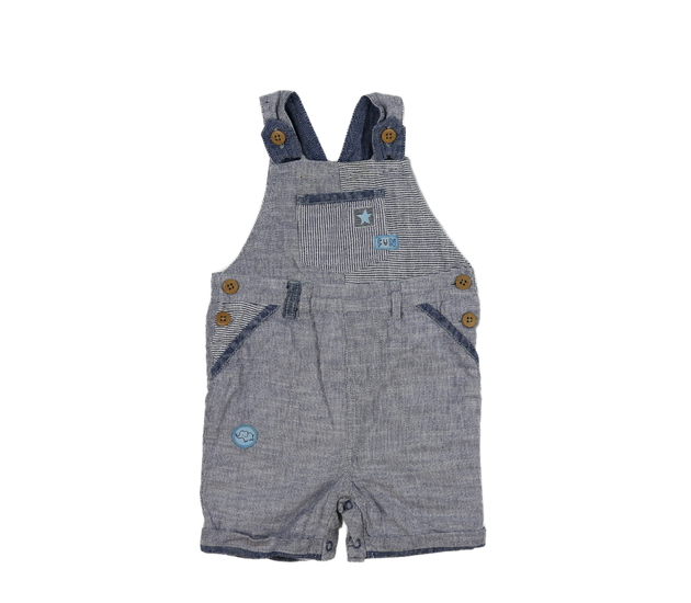 Modrý pruhovaný letní overal George