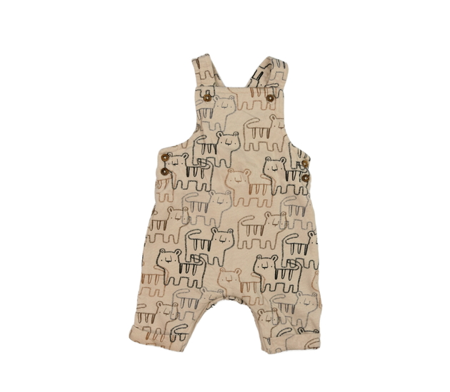 Hnědý overal se zvířátky Next