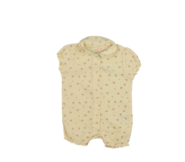 Světlý květinový overal s límečkem Next