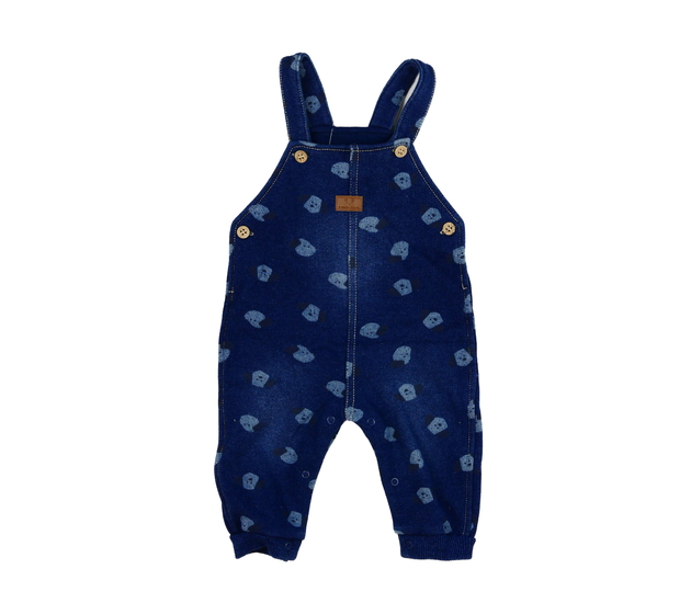Modrý teplejší overal s pejsky Mayoral 