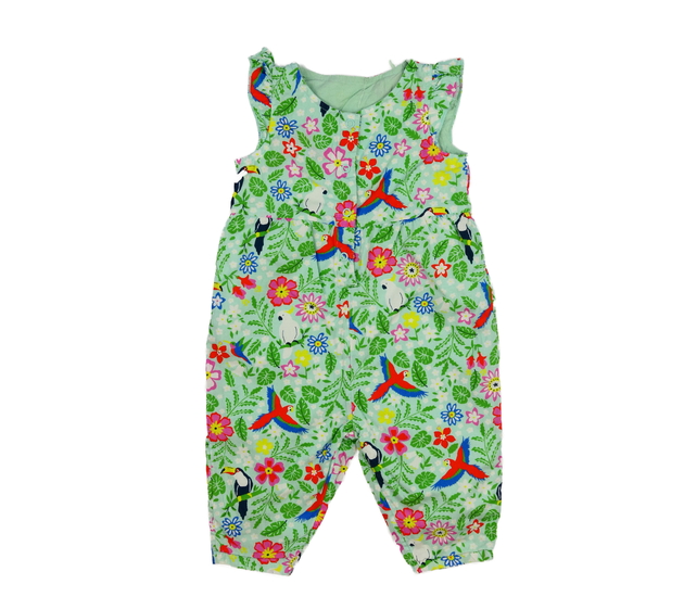 Světlý zdobný overal 