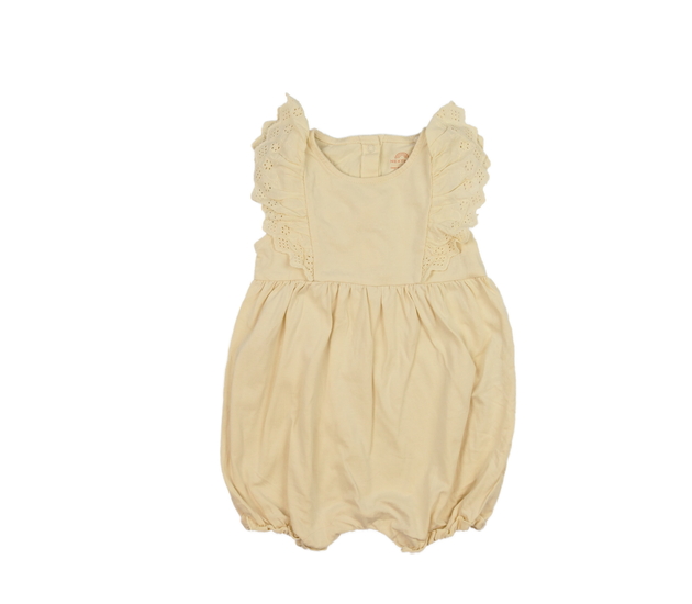 Béžový overal s volánky Next