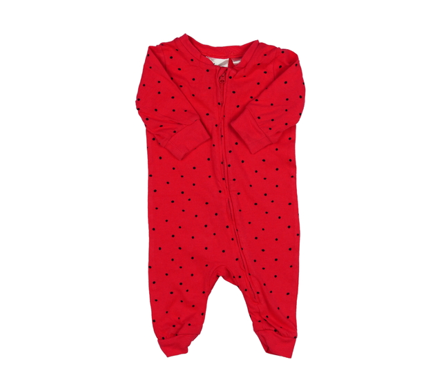 Červený overal s kolečky H&M