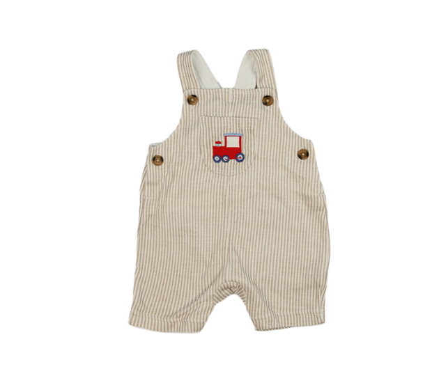 Krémový overal s hnědými pruhy M&Co