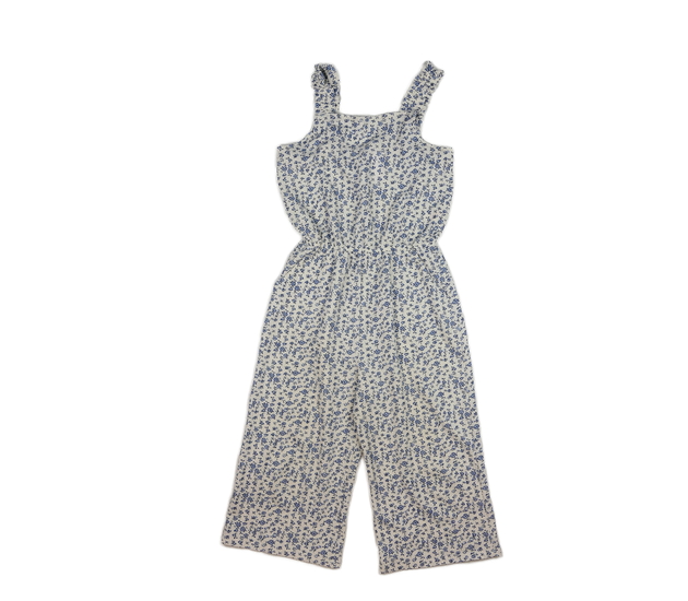 Bílý vzdušný květinový overal Primark 