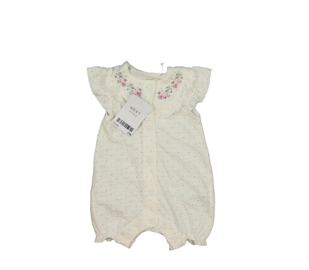 Nový krémový overal s květinami Next