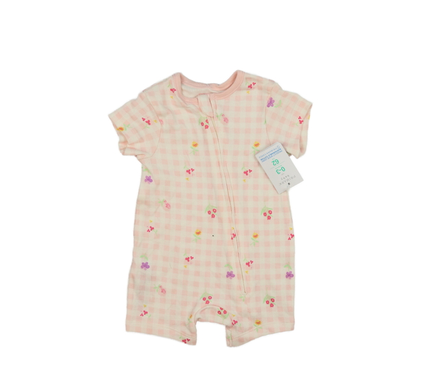 Nový růžový overal s květinami Primark 