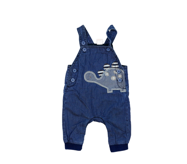 Tmavě modrý overal s podšívkou 