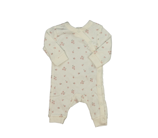 Krémový květinový overal M&S