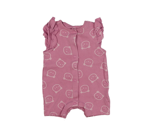 Fuchsiový overal s medvědem Next