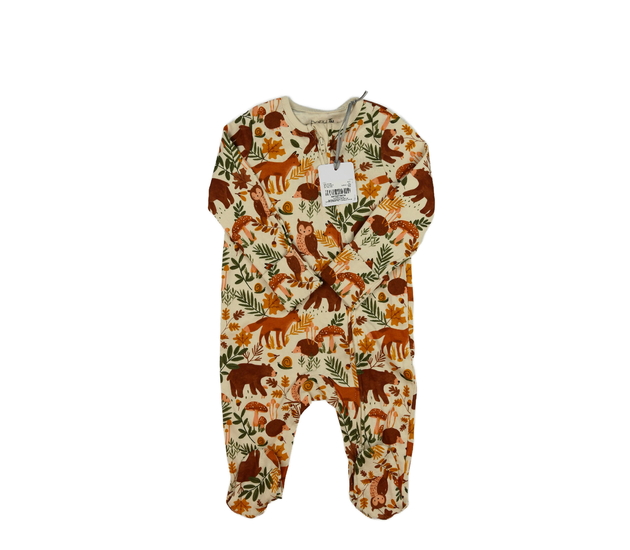 Nový hnědý overal se zvířátky Tu 