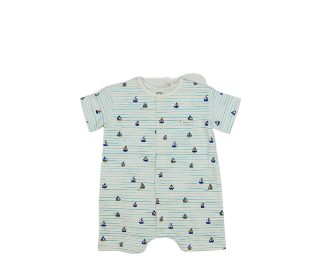 Pruhovaný overal s plachetnicemi Next