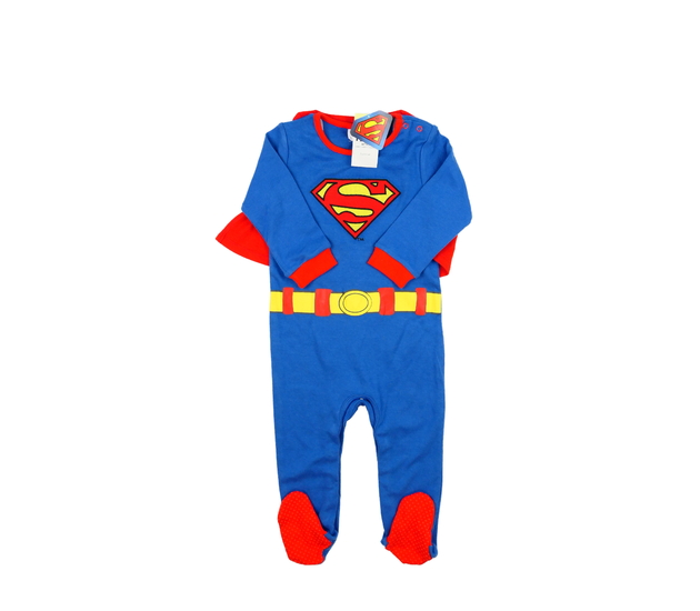 Nový modrý overal s pláštěm Superman 