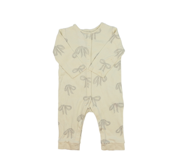 Krémový overal s mašlemi Mothercare