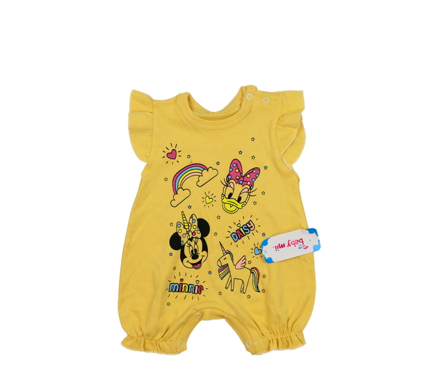 Nový žlutý overal s obrázky Minnie 