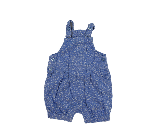 Modrý květinový overal Mothercare
