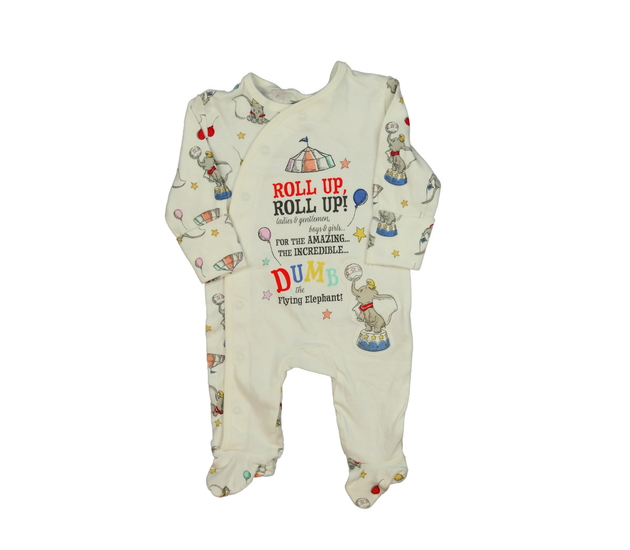 Krémový krásný overal Dumbo Disney Primark 