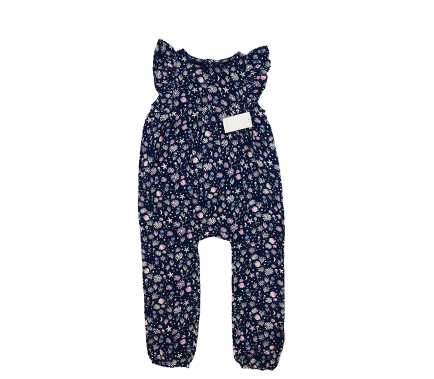 Nový tmavě modrý overal s obrázky Mothercare