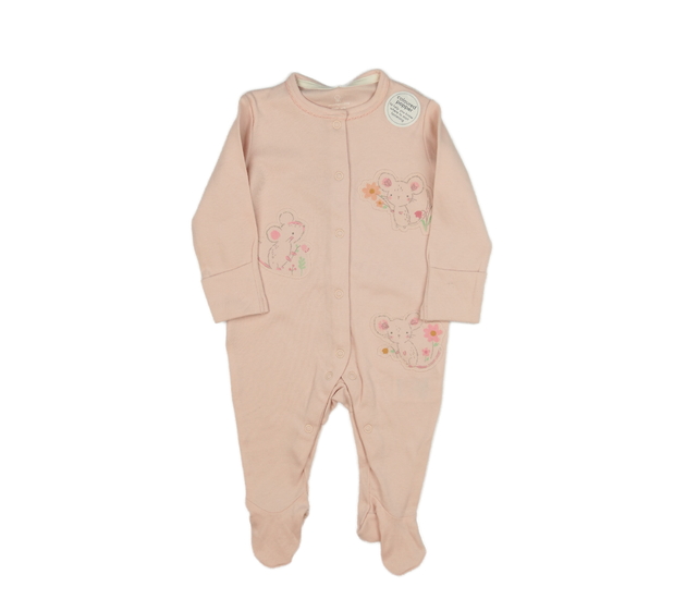 Růžový overal s myškami Mothercare
