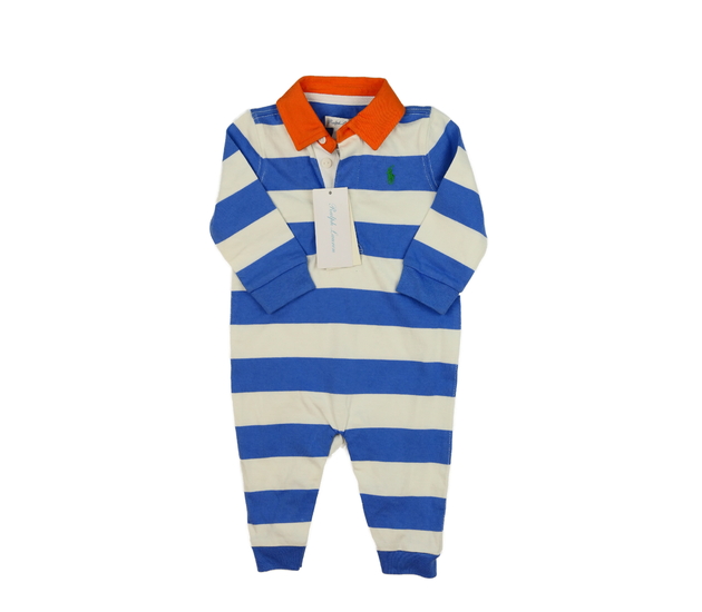 Nový modro-bílý overal s límečkem Ralph Lauren 
