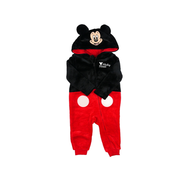  Červeno-černý overal Mickey Disney 