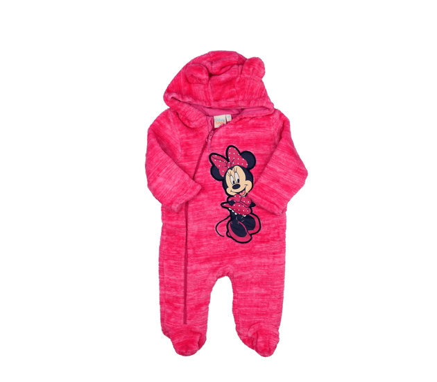 Růžový teplejší overal Minnie Disney 
