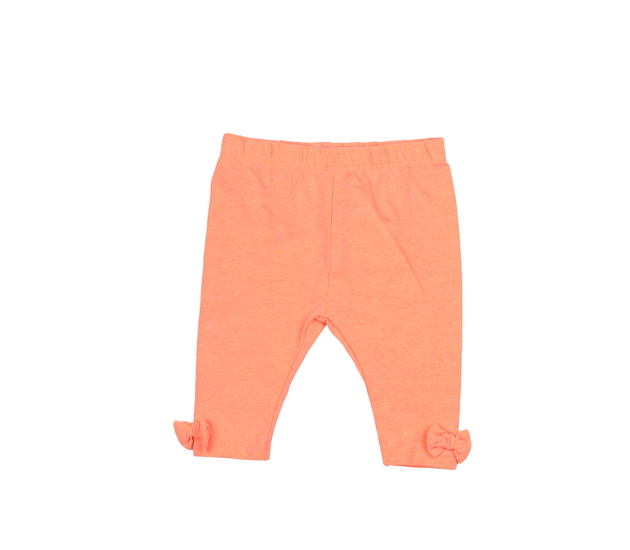 Oranžové 3/4 legíny s mašlí Mothercare