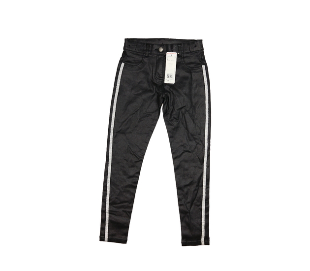 Nové černé lesklé kalhoty F&F