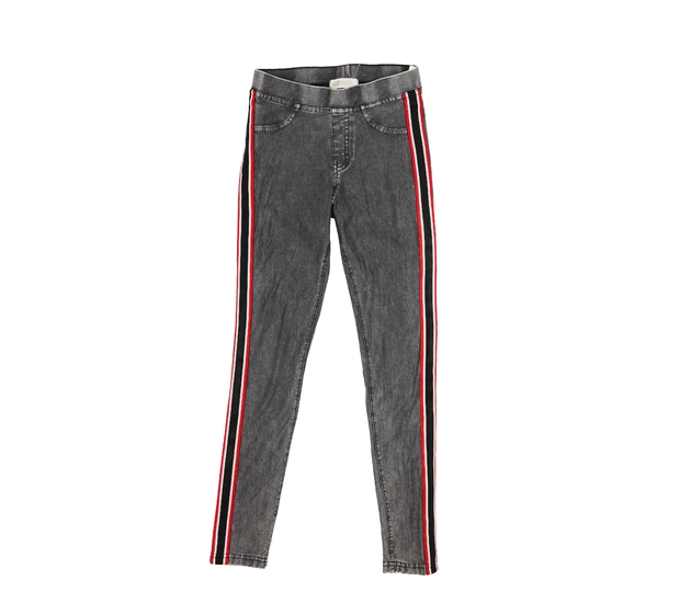 Šedé legíny s bočním pruhem H&M