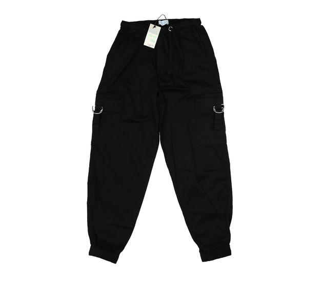 Nové černé širší kalhoty Primark